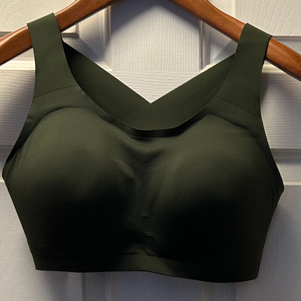 Lululemon Ta Ta Tamer III Sports Bra Barracks Green High Support, Size 36D